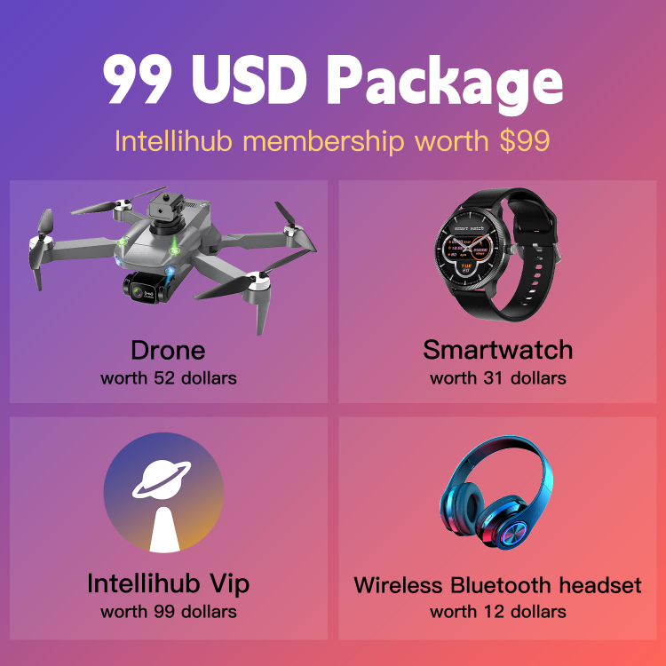 99 USD Package Intelihub membership worth s99