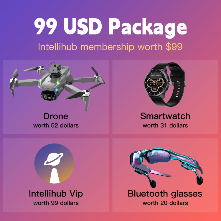 99 USD Package Intelihub membership worth s99