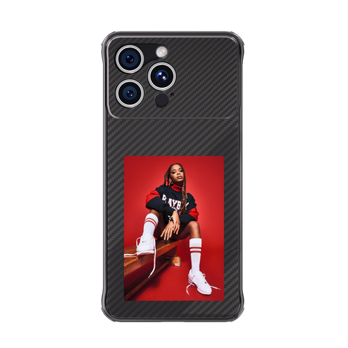 iPhone 14用4色HD Eインクカーボンファイバーテクスチャケース