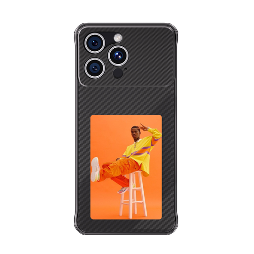 iPhone 14用4色HD Eインクカーボンファイバーテクスチャケース